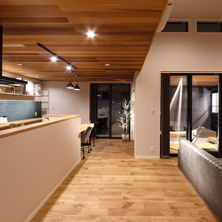 自然を感じられる生活スペース